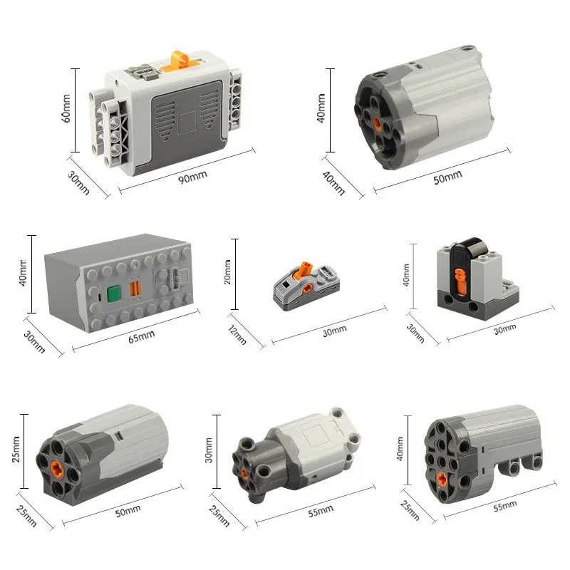 Блоки серии Technic совместимы с Legoings поезд пульт дистанционного управления