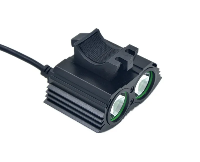 2X XM L U2 LED 5000Lm светодиодный передний фонарь для велосипеда фара с батареей 10800 мАч +