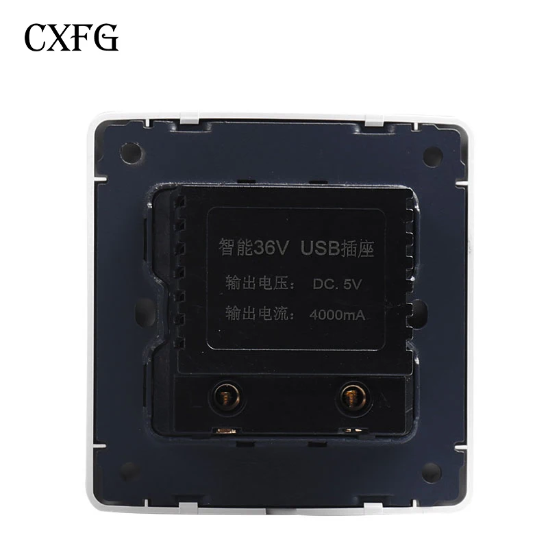 Cxfg 2.1A 5 v dc 36 v/220 V с двумя USB портами стены поп розетка домашний настенный