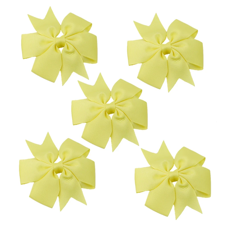Hot 5 Pcs/Pack DIY Jewelry Rib Dovetail Ribbon Bow Children Headband Baby Girls Hair Barrette Clips Accessories Hairpin Headwear | Детская