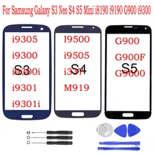 Экран для Samsung Galaxy S3 Neo S4 S5 Mini i8190 i9190 внешний стеклянный