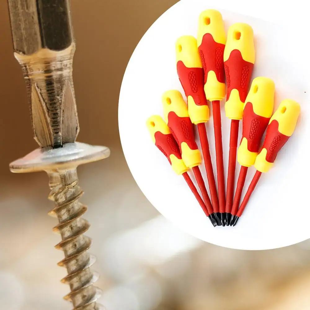 7 шт. электрическая Изолированная Отвертка Набор прецизионных отверток набор