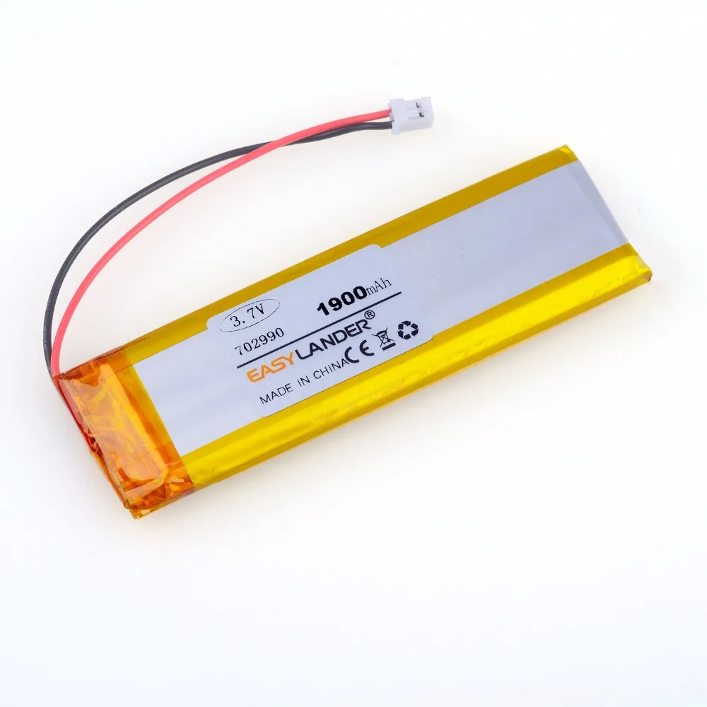 702990 3 7 V 1900mAh перезаряжаемый литий полимерный аккумулятор для GPS Bluetooth динамик DIY PAD