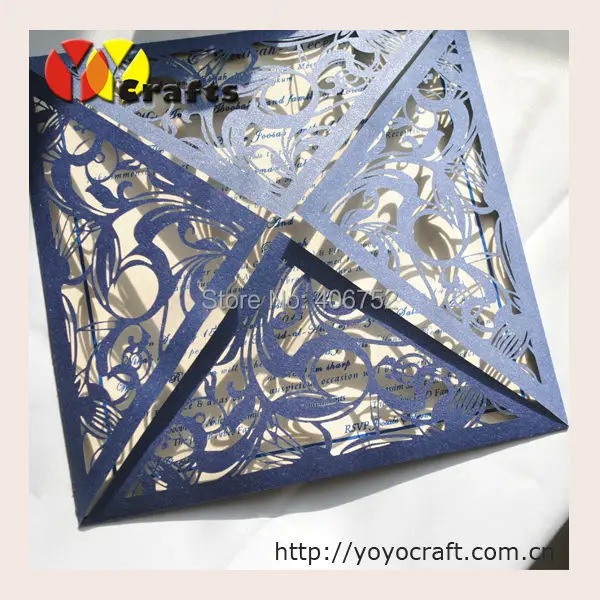 Бумажная лазерная резка дизайны свадебных приглашений разные цвета и размеры