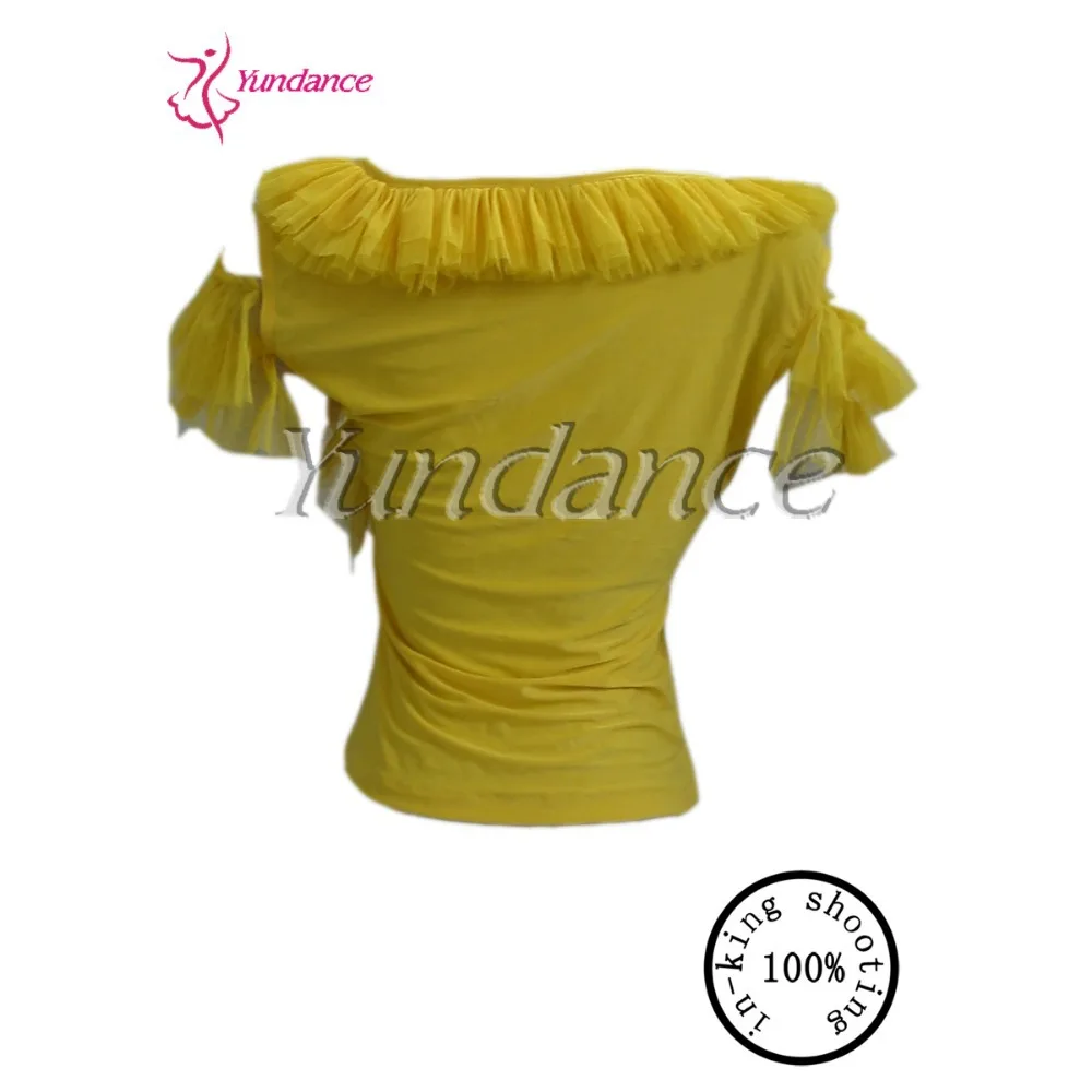 

T-146 Round-neck Latin Dance Top New