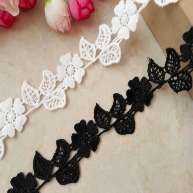 2 ярдов/партия Водорастворимая кружевная лента одежда украшения кружевные ленты