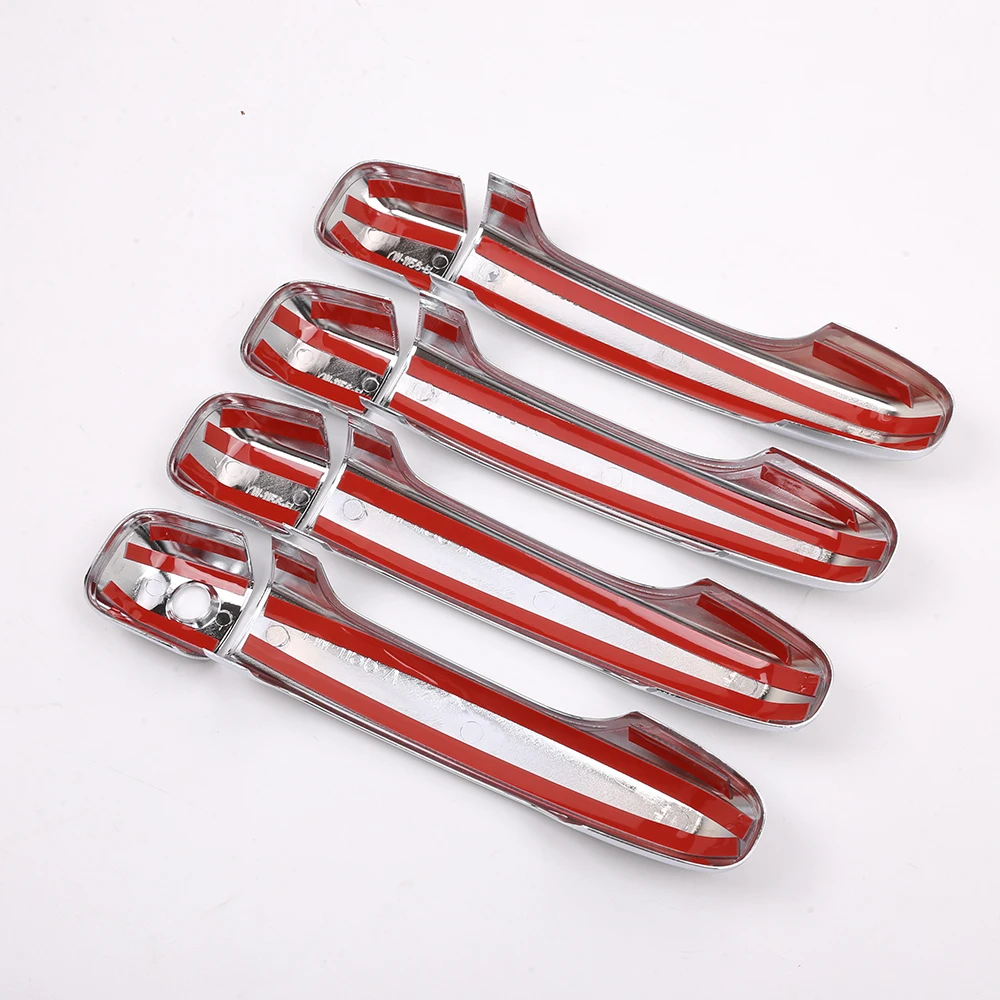 

ABS Chrome Door Handle Cover Trim For Toyota Land Cruiser Prado FJ150 2010-2018 Auto Accessories 8Pcs/set