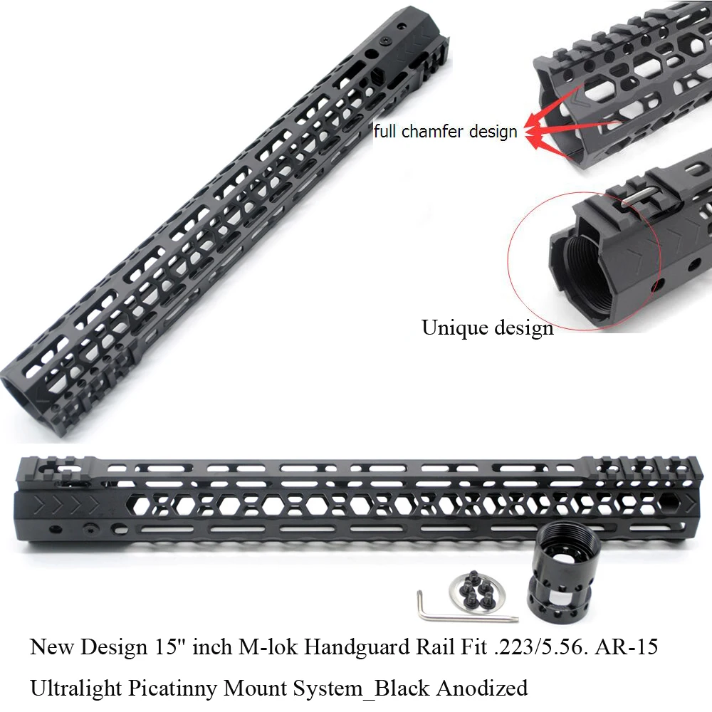TriRock ультралегкий новый дизайн 15 ''M-lok направляющая для защиты от поплавка