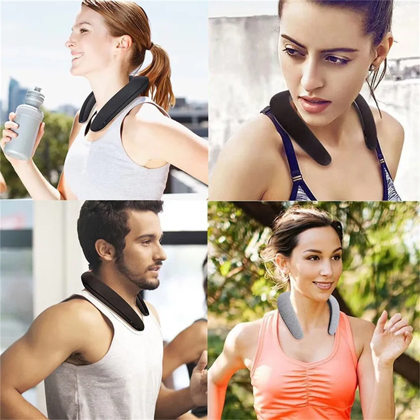 Высококачественный портативный Bluetooth динамик беспроводной шейный FM AUX SD USB стерео