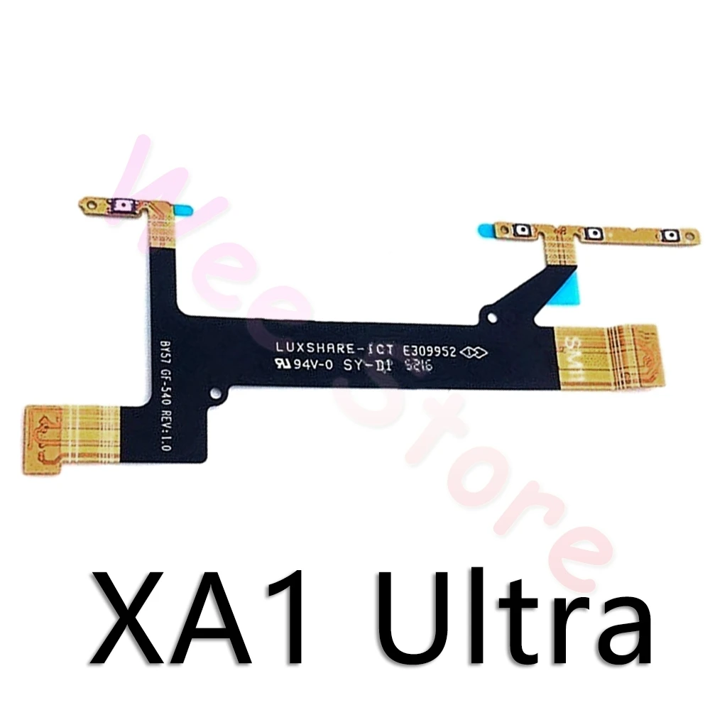 Для sony Xperia X XA XA1 XA2 XA3 1 2 3 Plus ультра компактный премиум кнопки питания/громкости боковые кнопки питания гибкий кабель - Цвет: XA1 Ultra