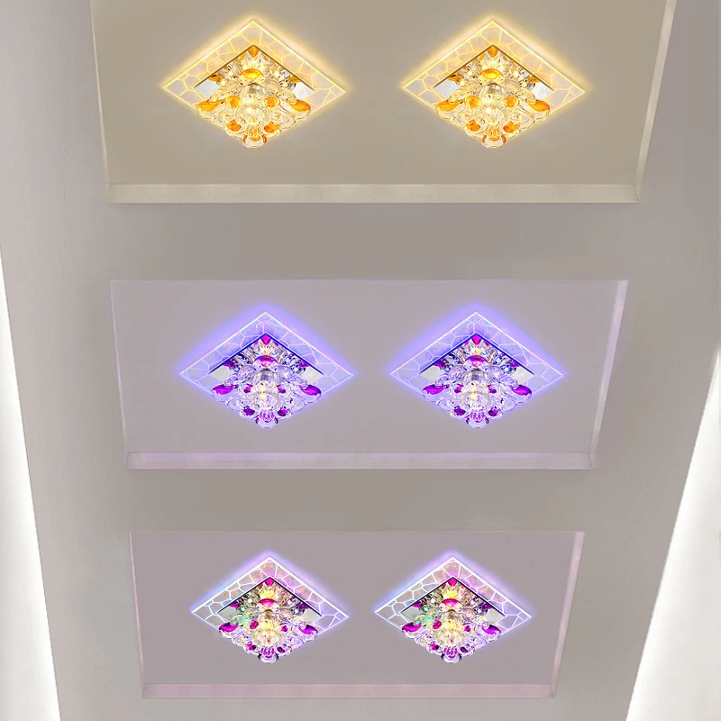 Потолочный светильник LAIMAIK светодиодный 3 Вт 5 AC90 260V|crystal led ceiling light|ceiling lightsmodern |