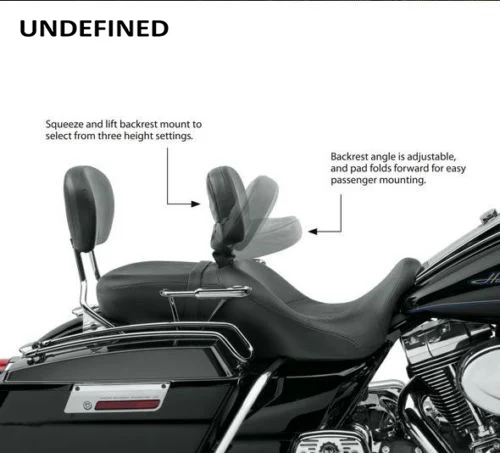 Регулируемая спинка для заднего сиденья мотоцикла Harley Glide King Touring FLHR T X задний