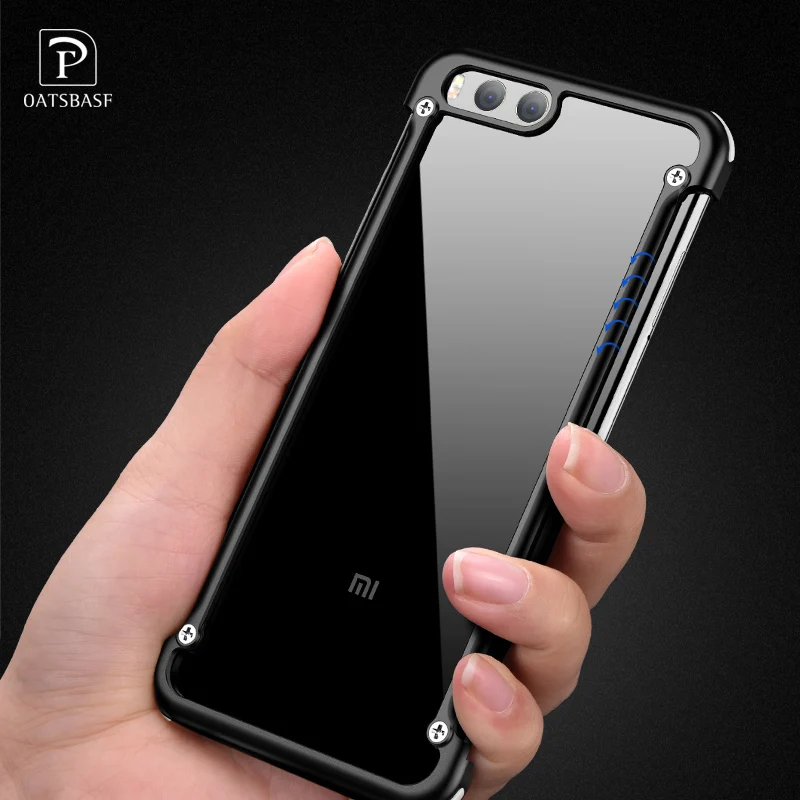 OATSBASF подушка безопасности металлический корпус чехол для Xiaomi Mi 6 индивидуальный