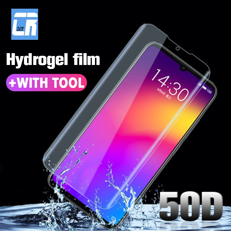 50D мягкий полное покрытие Экран протектор для Meizu15 16 плюс X8 V8 гидрогель пленка