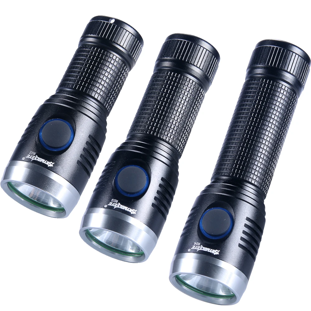 USB XML T6/Q5 светодиодный тактический фонарь алюминиевый 14500 16340 18650 перезаряжаемый
