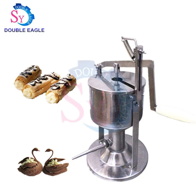 

Wholesale Price Commercial Portable Manual Puff Cream Filling Machine/Hand Press Jam Filled Cake Injection tool
