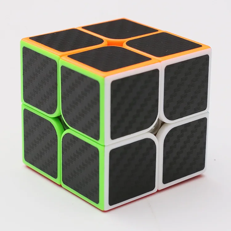 3x3x3 наклейка из углеродного волокна скорость магические кубики головоломка игрушка для детей подарок игрушка для молодых взрослых инструкция Профессиональный Кубик Рубика