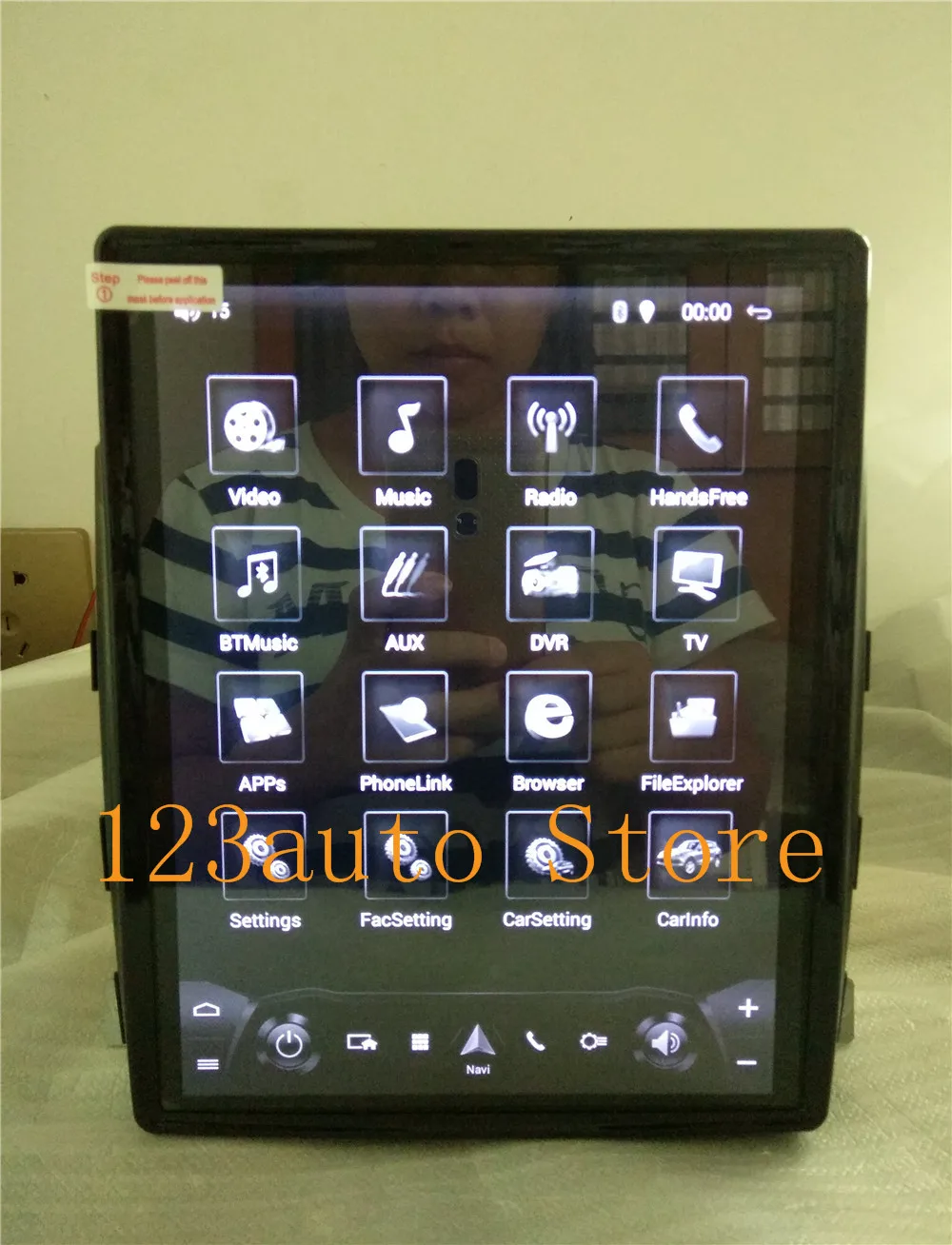 10,4 дюймов вертикальный Tesla стиль Android 7,1 авто без DVD gps навигация плеер радио аудио для porsche panamera 2G 32G 2010