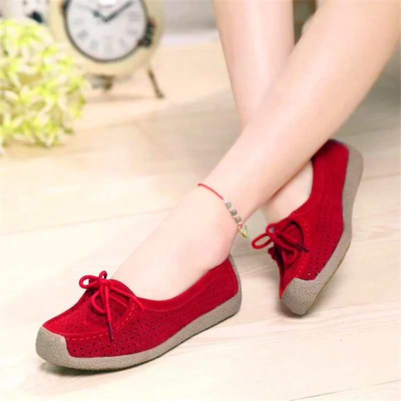 Новинка 2020 Женская кожаная обувь с мягкой подошвой Повседневная для беременных |