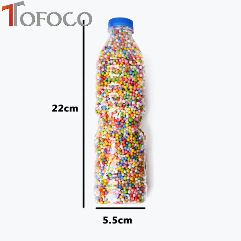 TOFOCO 500 мл/бутылка DIY частицы снежной грязи клейкие Аксессуары шарики маленький