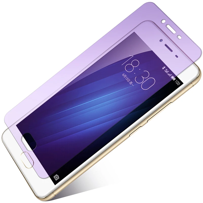 Ультратонкое закаленное стекло MicroData с защитой от синего излучения для Meizu M6