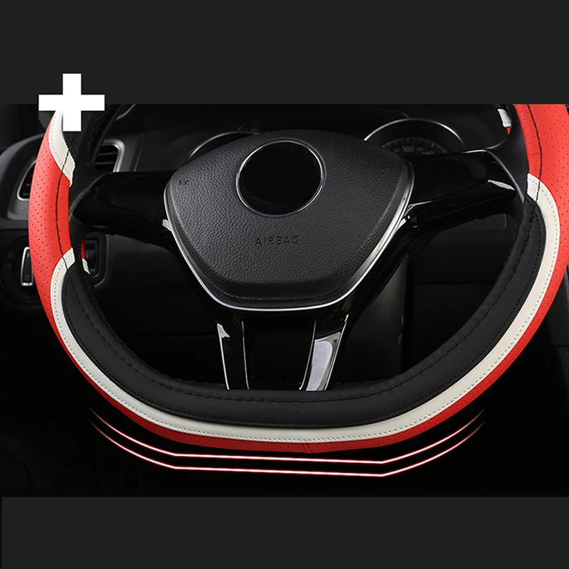 HuiER чехол рулевого колеса автомобиля D форма для VW Golf 6 Golf 7 для hyundai Ioniq для Citroen C3-XR C4 sega C4L Elysee