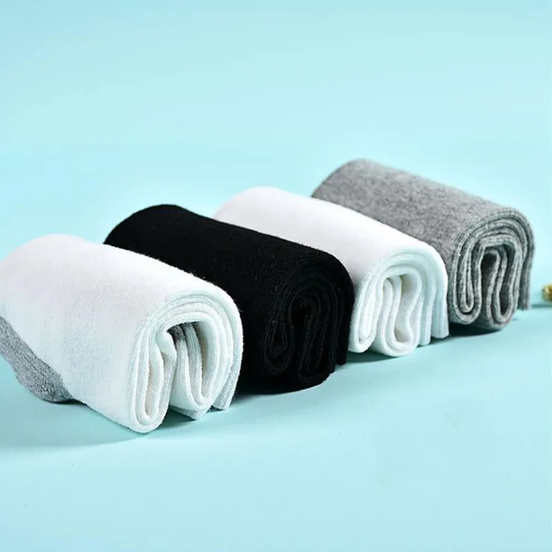 4 пар/лот Женские хлопковые носки Цвет черный белый Сезон весна-лето-осень |