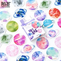 45 pcspack fun planet decorative stickers scrapbooking stick label diary stationery album journal stickers