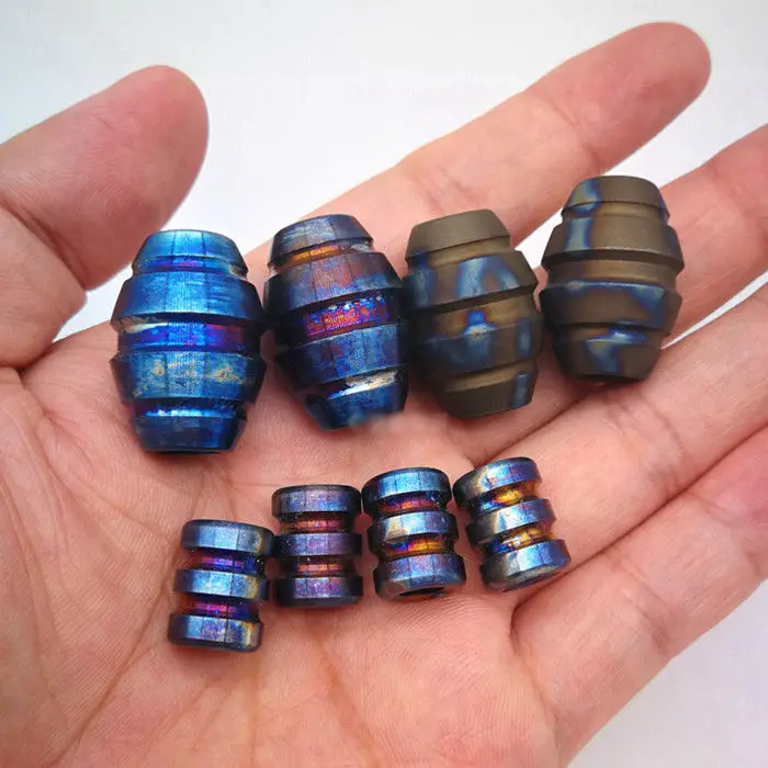 TC4 титановый огненный полированный Паракорд нож для шариков уличные инструменты