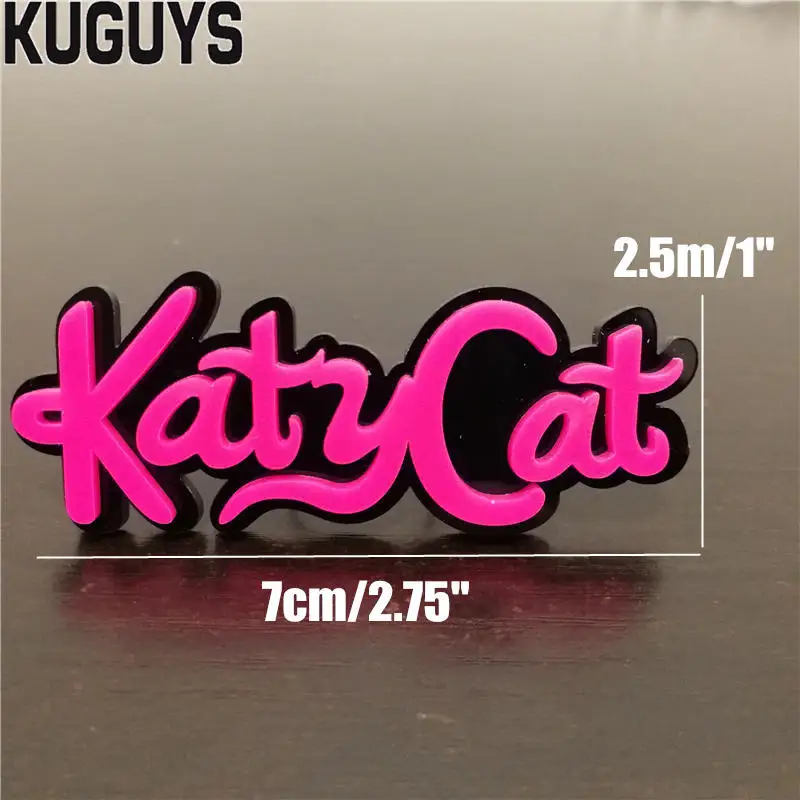 KUGUYS женские модные ювелирные изделия акриловые гипербола ярко розовые с