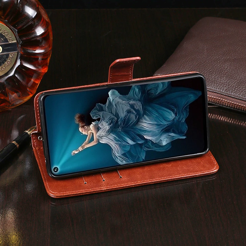 Чехол для Huawei Honor 20 Pro откидной кошелек деловой кожаный чехол телефона Чехлы