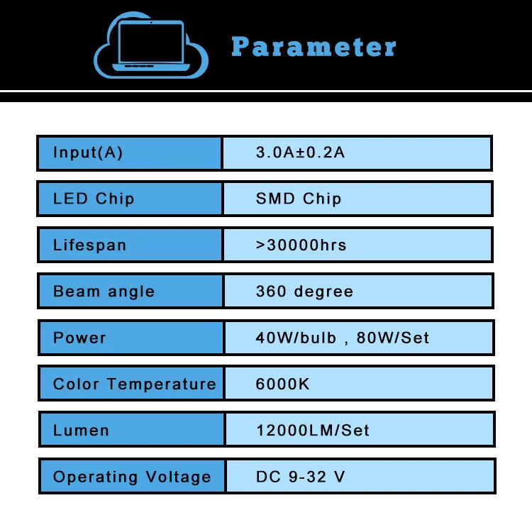 Комплект Автомобильных СВЕТОДИОДНЫХ Фар H4 H7 LED 9006 9005 H1 H3 12000LM CSP чипы для Mitsubishi