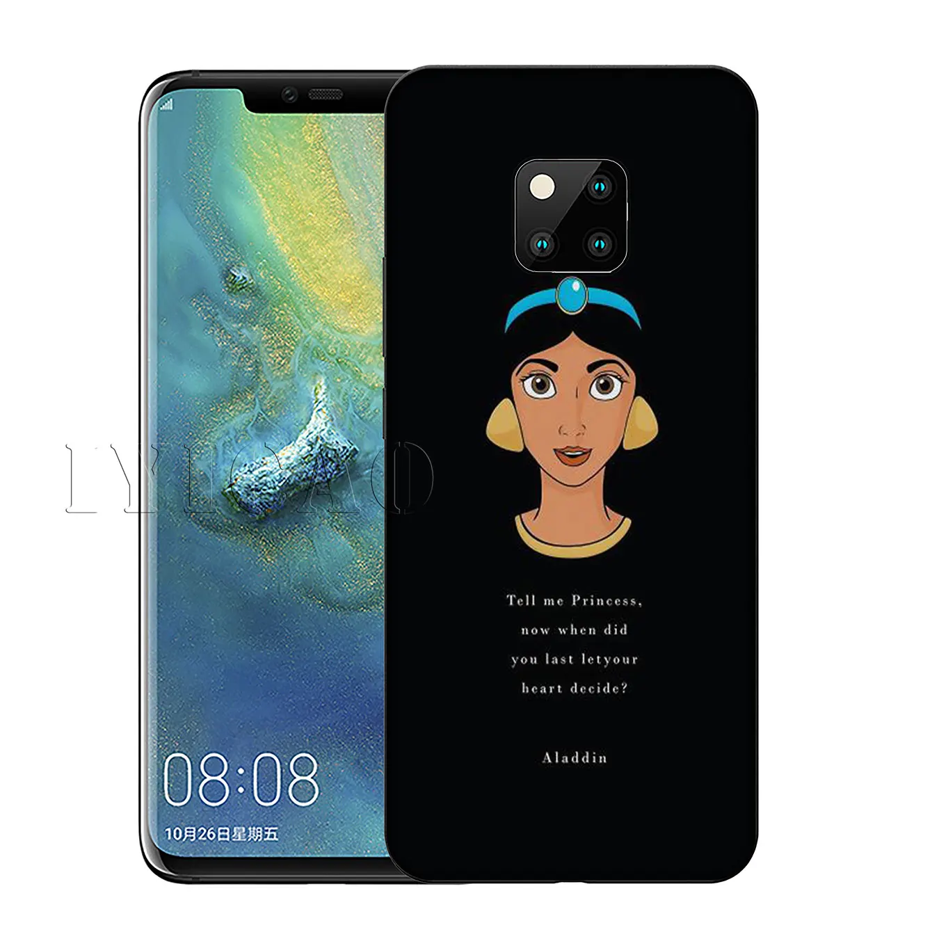 IYICAO Princess English letter sentences Newly Arrived Silicone Soft Case for Huawei Nova 3 3i 2i Mate 20 10 Pro Lite |