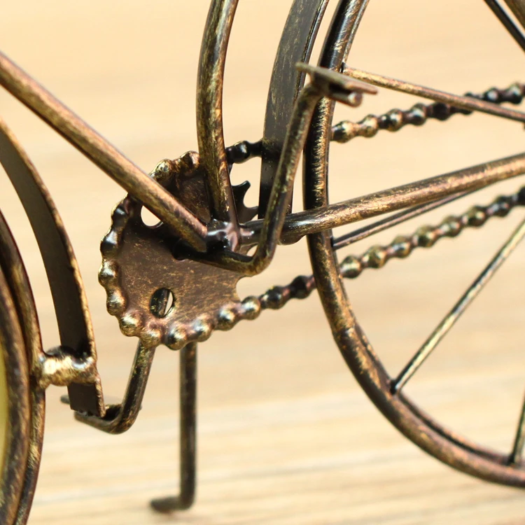 Металлические настольные часы для моделей велосипедов винтажные железные с