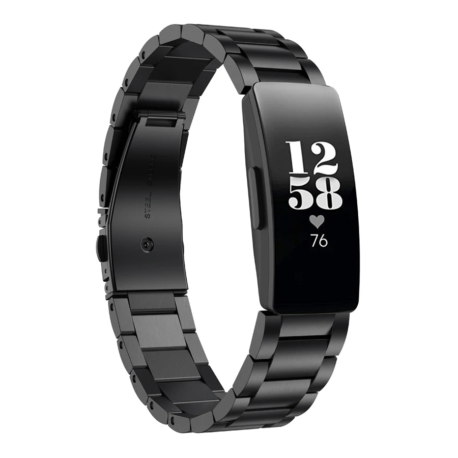 For Fitbit Inspire hr Band Stainless Steel Strap Bracelet Metal Wristband for Accessories | Электроника