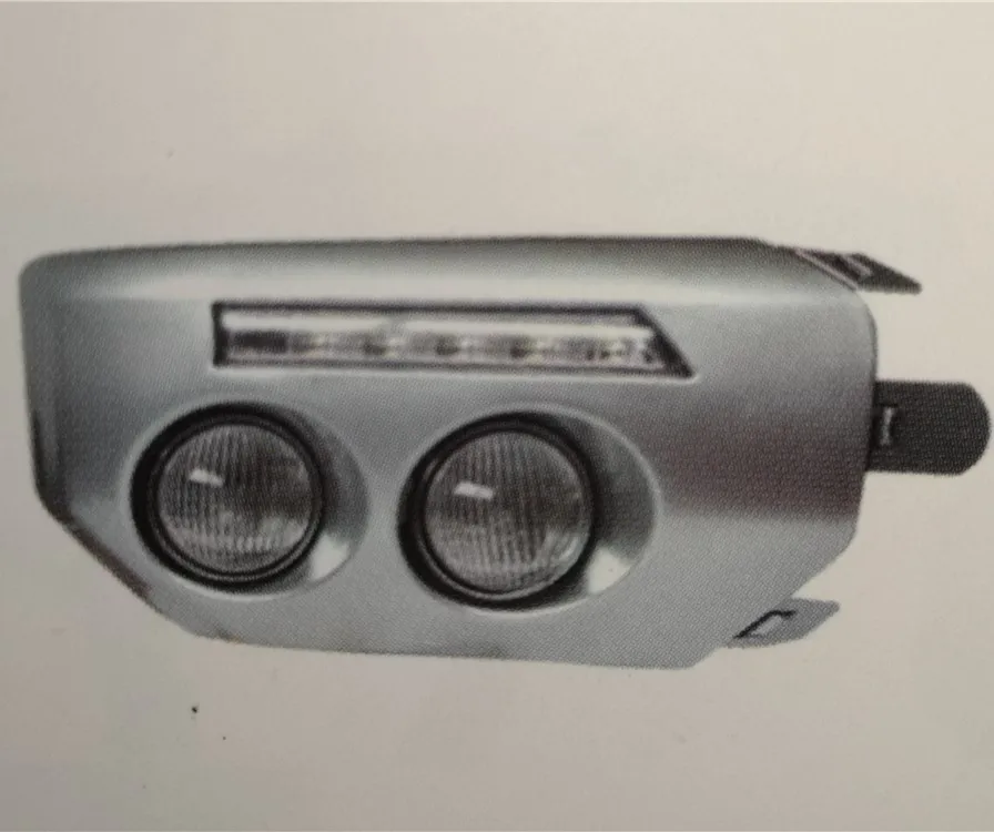 Silver shell 1 пара Автомобильный светодиодный DRL Дневной ходовой свет для Toyota Fj Cruiser 2007 2008 2009 2010 2011 2012 2013 противотуманная фара рамка противотуманная фара - Цвет: Silver shell