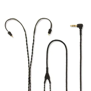 Обновленный кабель для наушников, для наушников-вкладышей, музыкантов, мониторов, подходит для 1964 w4r um3x es3 es5 2-контактный разъем