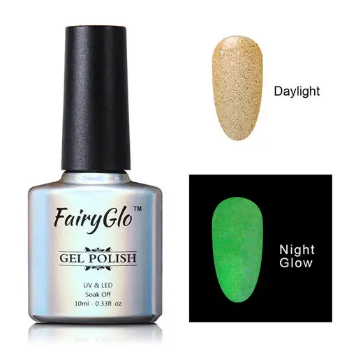 YGJ6719 FairyGlo 10 мл УФ-гель ночной светится в темноте флуоресцентный лак для ногтей замачиваемый Гель-лак Полупостоянный Светящийся лак - Цвет: YGJ6719