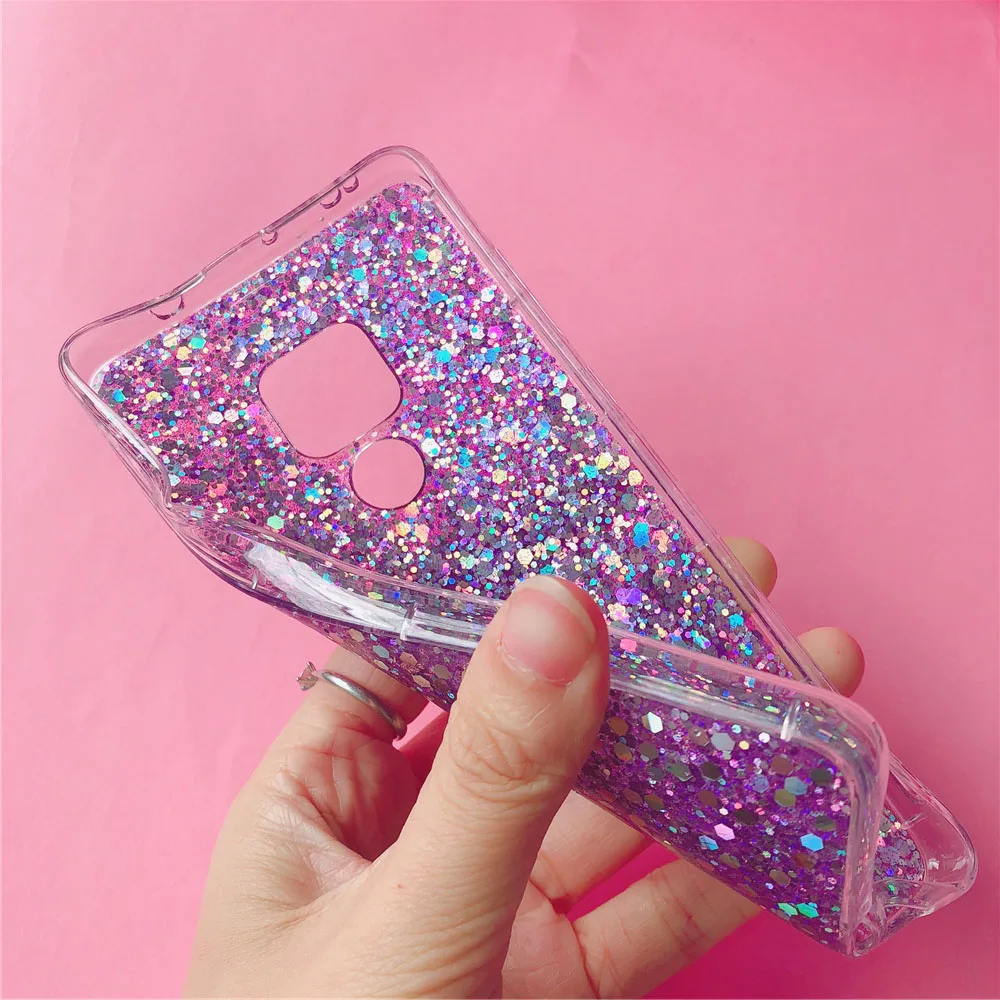 Мягкий блестящий чехол QINUO для Huawei P20 Lite P30 Pro Plus P Smart 2019 Nova 4 2 2S Mate 20X Funda Coque Cover |