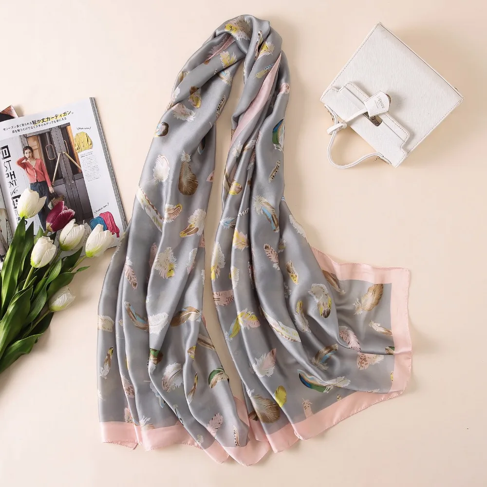 2019 New Fashion Scarf Feather Scarves Pashmina Glitter Shawl Wrap Muslim Hijab For women's scarves poncho |