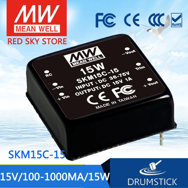 

transmit MEAN WELL Taiwan DKMW06F/06G 6W 05V/12V/15V/24V DC-DC module power supply