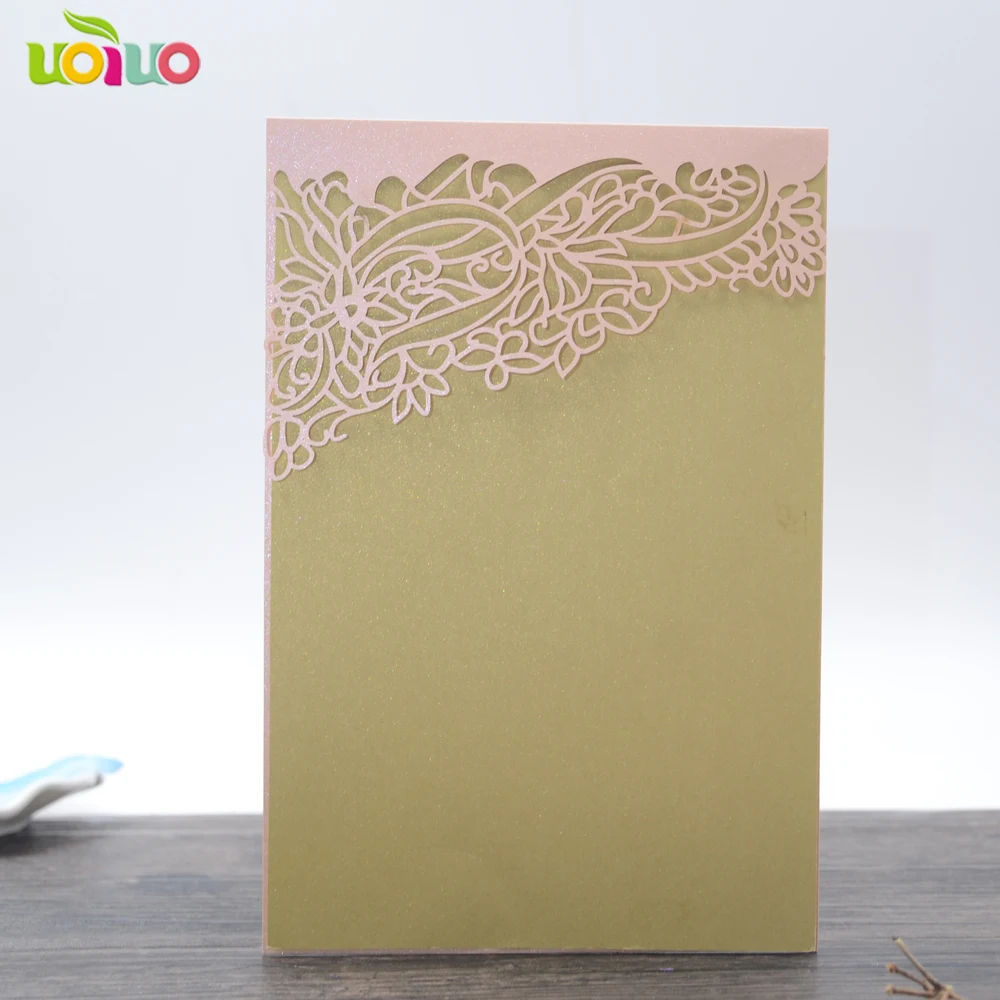 Новейшая Свадебная пригласительная открытка с лазерной резкой 50 шт.|card card|card