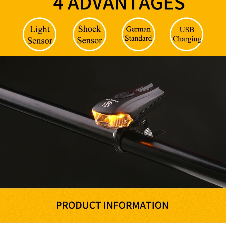 WHEEL UP 2017 LED USB Rechargeable Bike Light Front Bicycle Head-lights Waterproof MTB Road Cycling Flash-light Touch Night Safe | Спорт и