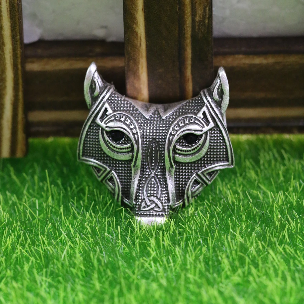Ожерелье с подвеской в виде головы головного света 1 шт.|animal jewelry|wolf headviking wolf |