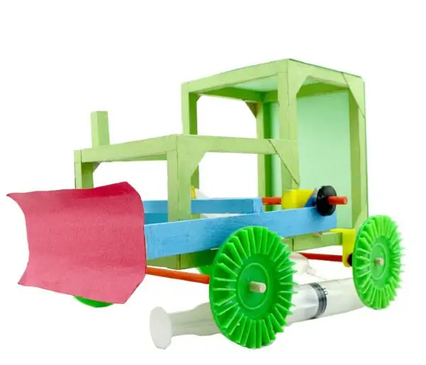 Модель Гидравлического бульдозера аксессуары физические эксперименты научные