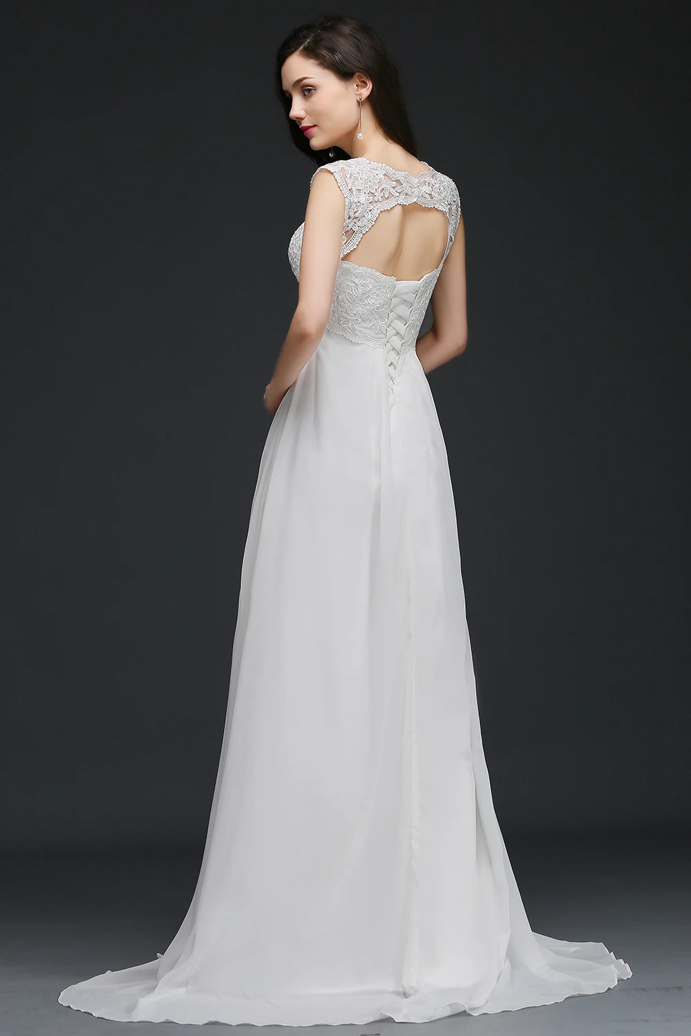 Недорогое шифоновое пляжное свадебное платье 2019 Новое Vestido De Noiva без рукавов
