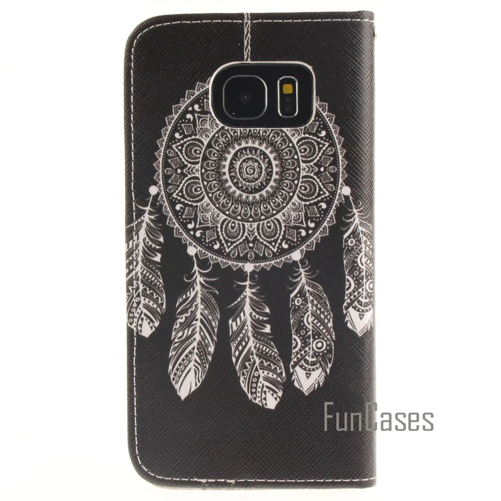 Чехол-бумажник чехол для fundas samsung Galaxy S7 Edge G9350 G935 coque 5 дюймов + держатель карт |