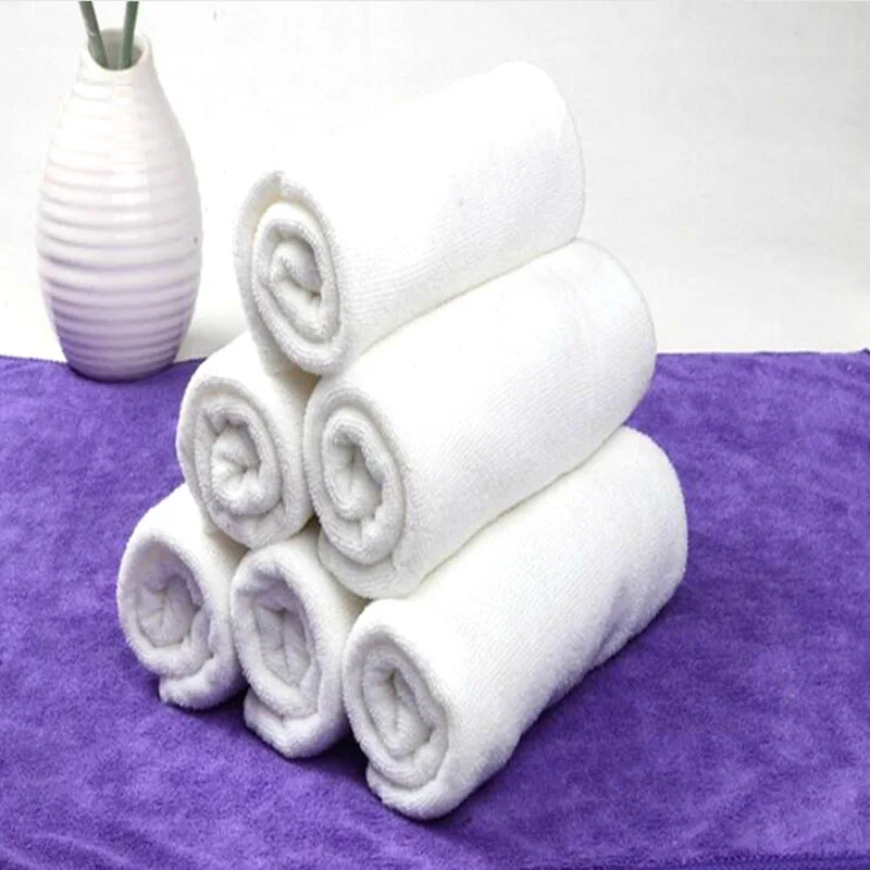 5 шт. Лидер продаж белая мягкая ткань из микрофибры уход за кожей лица Полотенца