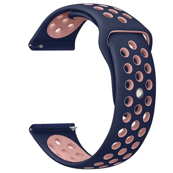 Мягкие силиконовые сменные спортивные часы-браслет ремешок для Fitbit Versa браслет наручные часы красочная тесьма новое поступление - Цвет: Midnight blue powder