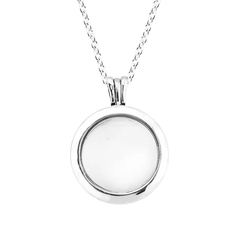 Pendant necklaces &amp pendants pingente Sparkling Locket Necklace 925 STERLING SILVER JEWELRY choker christmas gift | Украшения и